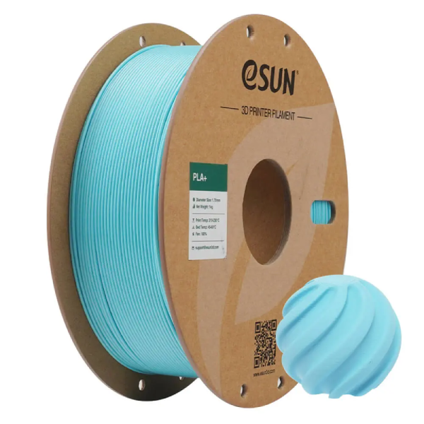 eSUN PLA+ Filament (Soft Blue)
